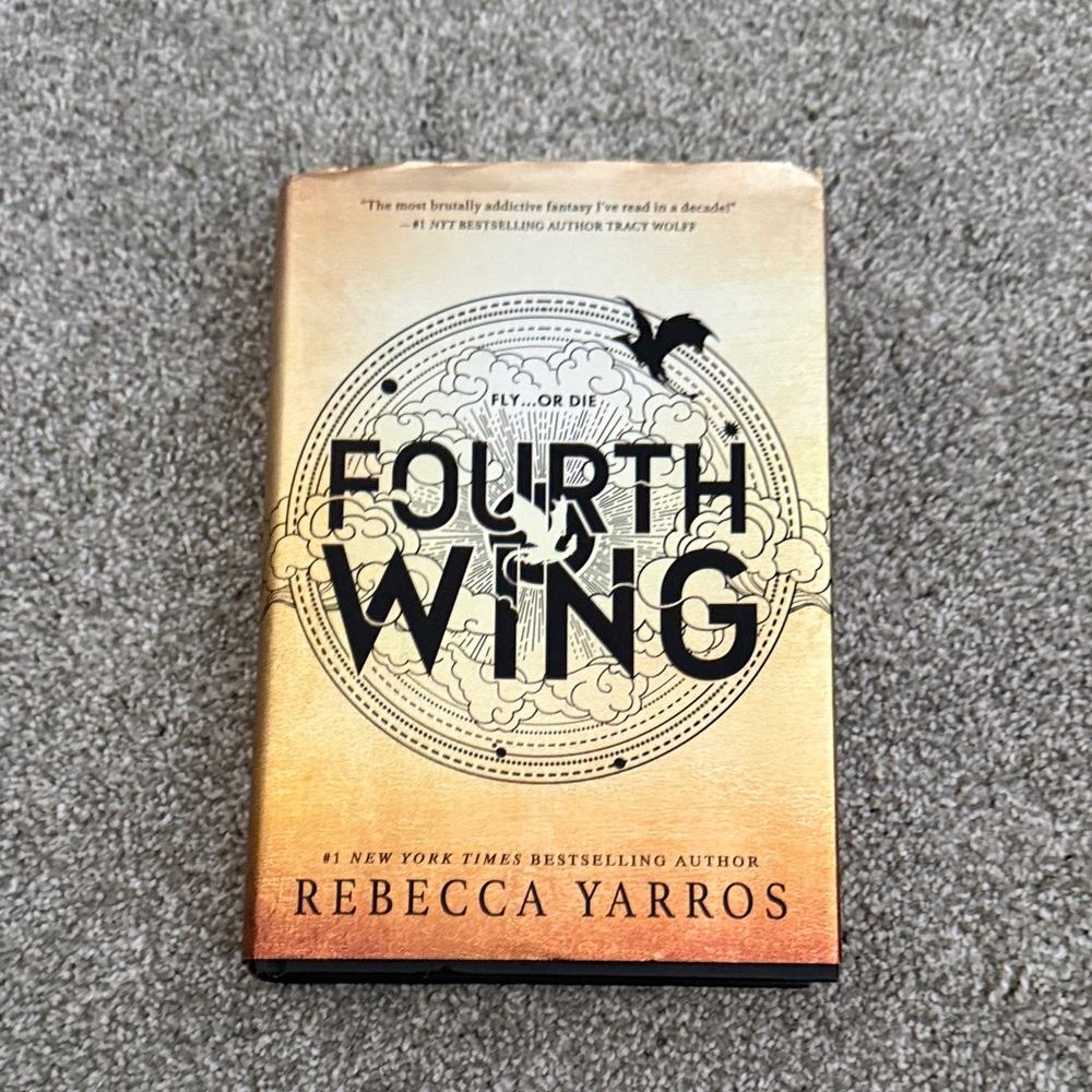 Fourth Wing Journal - Black and Orange